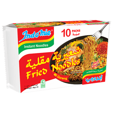 product-INDOMIE INSTANT NOODLES FRIED NOODLES 10PACK 10X75G